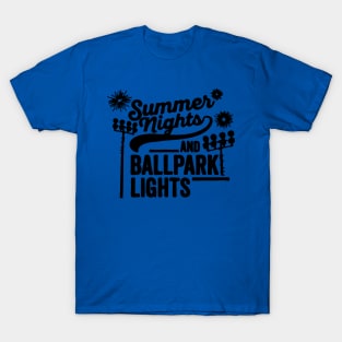 summer night and ballpark light 1 T-Shirt